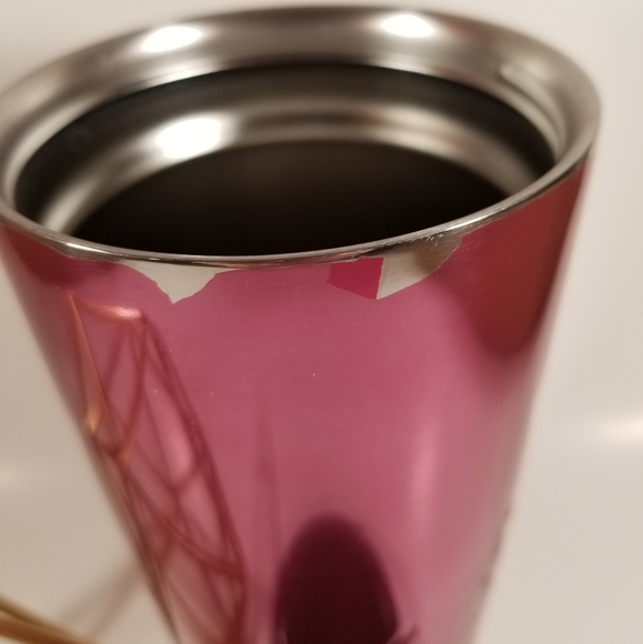 Starbucks, Rare, Pink Metallic Tumbler - Picture 6 of 8